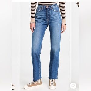 Rag & Bone Alex High-Rise Straight Jeans